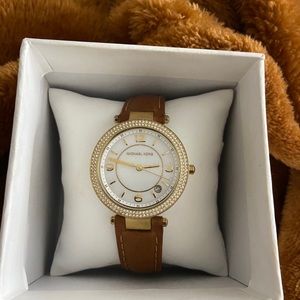 Michael Kors leather watch
